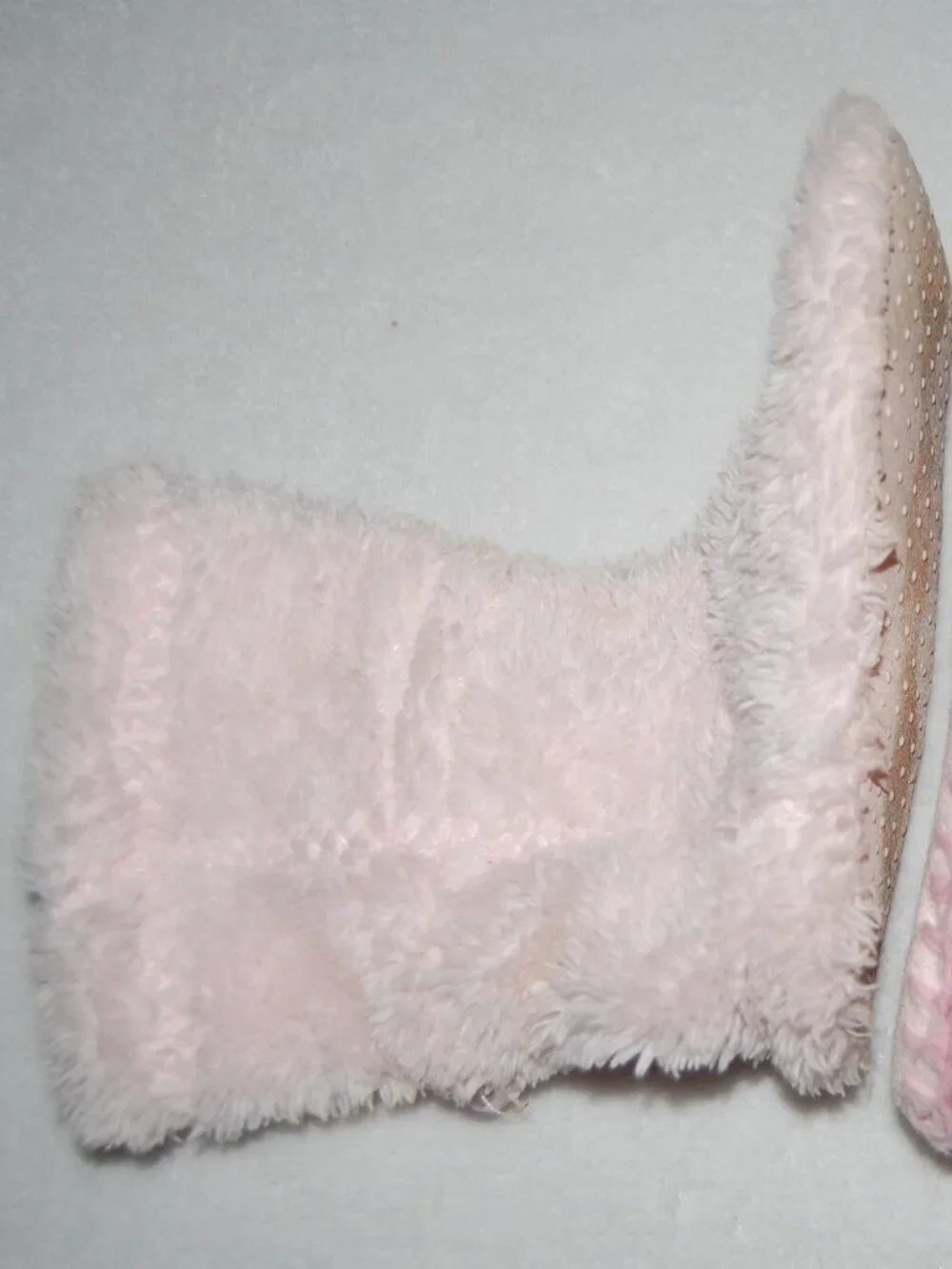 Baby Gap Pink Slipper Boots with Poms, Size 9T/10T (6.5